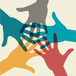 A diverse group of hands—sandiegodirectmail